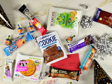 Box Of Protein | Protein Birthday Gift Box | Protein Snacks Hamper | Applied Nutrition, Quest, Lenny & Larrys, USN, MyProtein, Optimum Nutrition, Warrior Crunch, Boundless Crisps, Grenade
