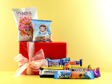 Box Of Protein | Celebration Gift Box | Protein Snacks Hamper | Battle Bites, Boost Ball, Oatein, Mountain Joes, MyProtein, Barebells, Grenade, Applied Nutrition, Boundless Crisps