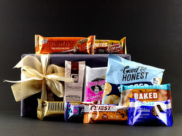 Box Of Protein | Protein Fathers Day Gift Boxes | Gift for Him | Diet Protein Boxes | Protein Snacks Hamper | Grenade, Battle Bites, MyProtein, Good & Honest, Quest, Fulfil, Adonis, Lenny & Larrys, G Bar