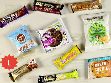 Box Of Protein | Protein Subscription Box | Lifestyle Subscription Boxes | Protein Snacks Hamper | Grenade, Warrior Crunch, Battle Bites, MyProtein, Boost Ball, Fulfil, Lenny & Larry, Boundless, Mountain Joes, Optimum Nutrition