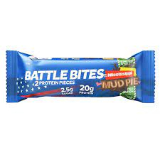 Battle Bites' Mississippi Mud Pie protein bars