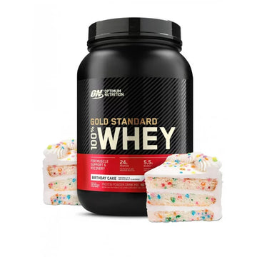Optimum Nutrition Gold Standard 100% Whey Protein Powder - Birthday Cake