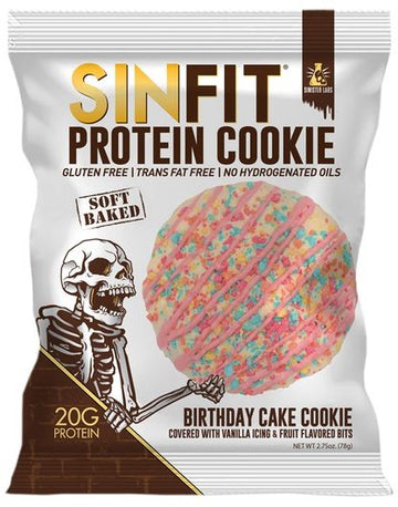 Sinister Labs Sinfit Protein Cookie - Birthday Cake