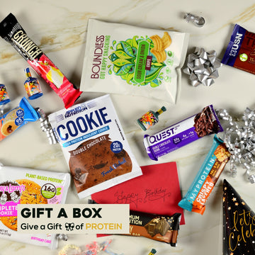 Gift A Box | Protein Gift/Selection Boxes | Box of Protein | Quest, Warrior Crunch, Boundless, MyProtein, USN, Applied Nutrition, Optimum Nutrition